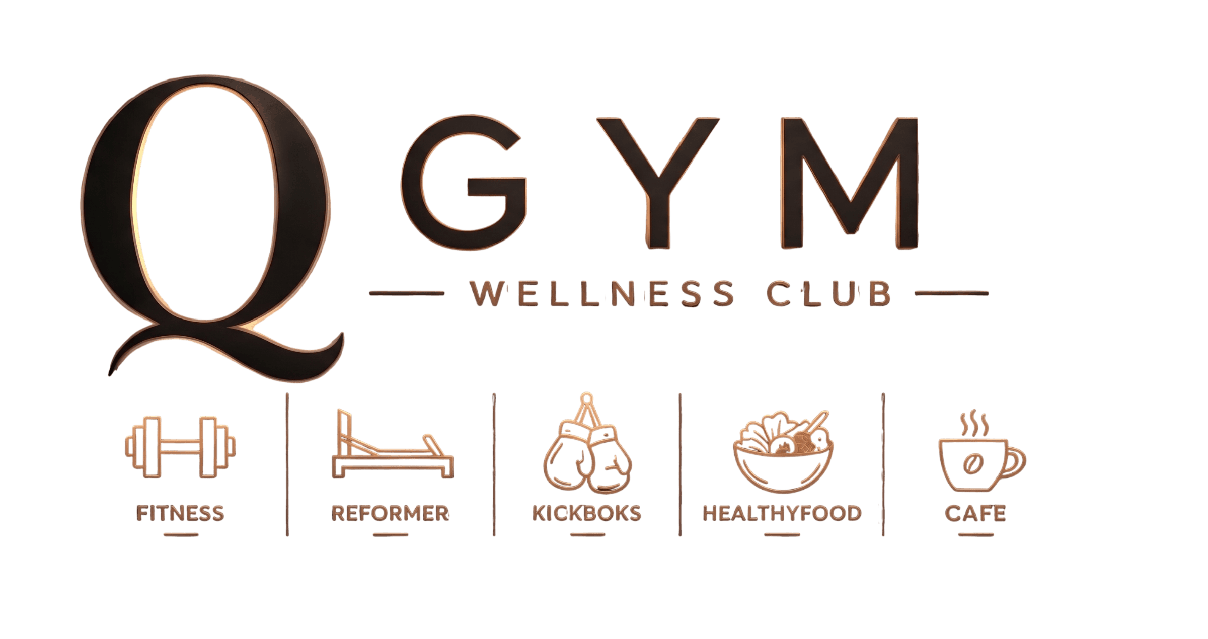 Q Gym Wellness Club Logo